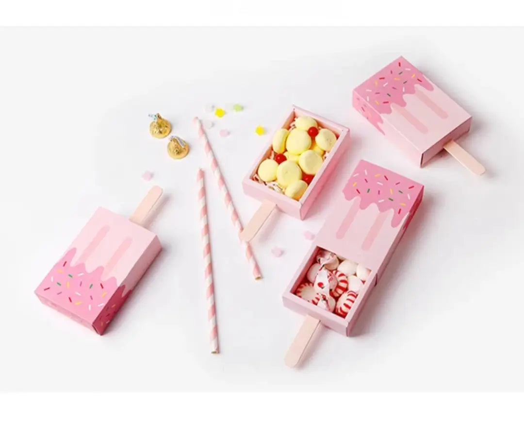 15 IJsje Traktatie Doosjes Roze 