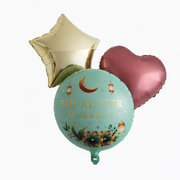Heliumballonnen Tros – Eid al-Fitr Mubarak (3 ballonnen)
