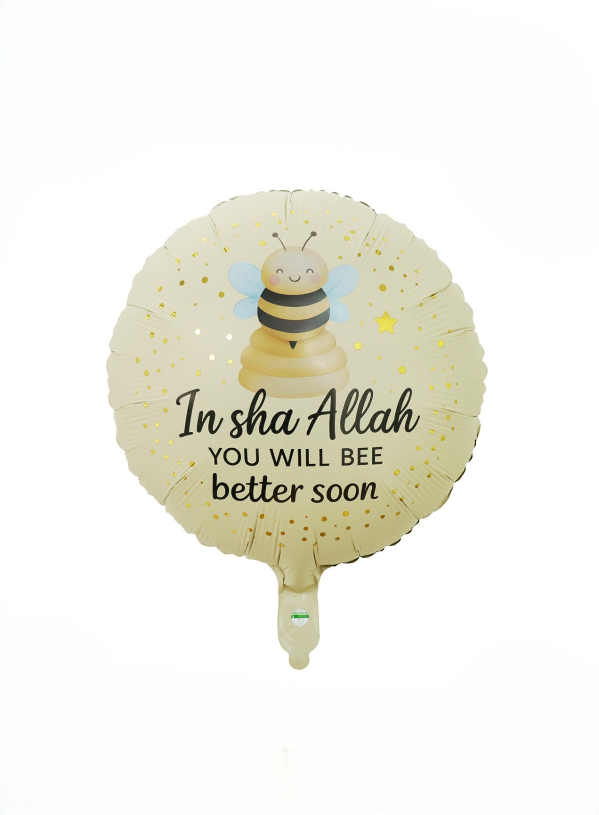 Folieballon In Sha Allah – You Will Bee Better Soon