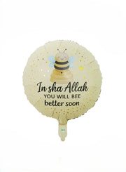 Folieballon In Sha Allah – You Will Bee Better Soon