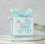 Blauwe Cadeaudoosjes Kinderwagen
