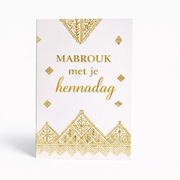 Mabrouk met je Hennadag – Luxe Felicitatiekaart