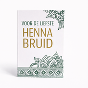 Voor de Liefste Henna Bruid – Luxe Felicitatiekaart