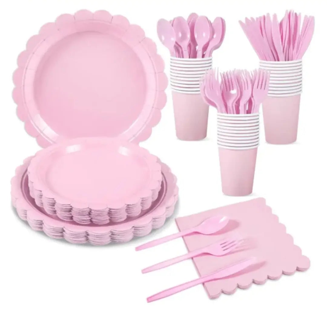 Complete Roze Wegwerp 