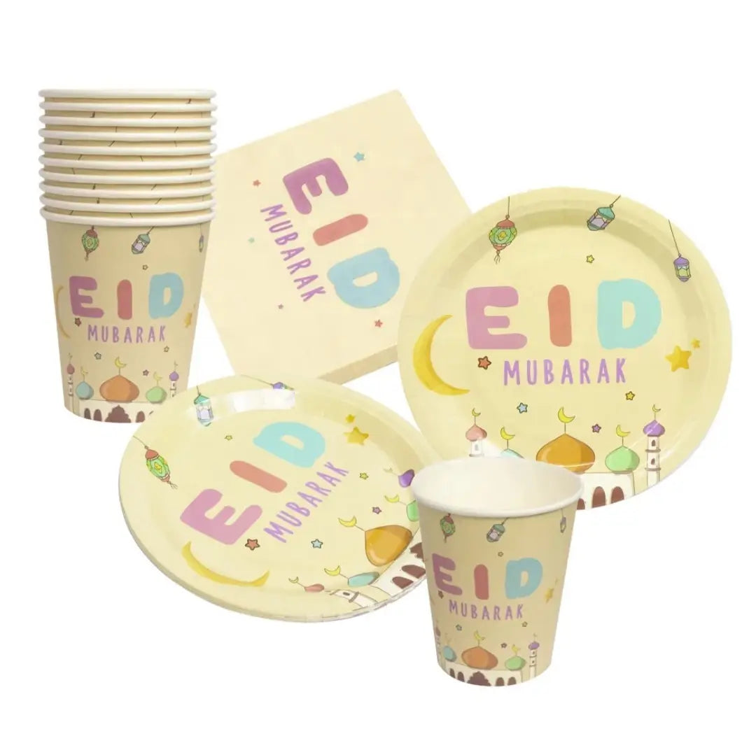 Eid Mubarak Feestservies – Complete Set