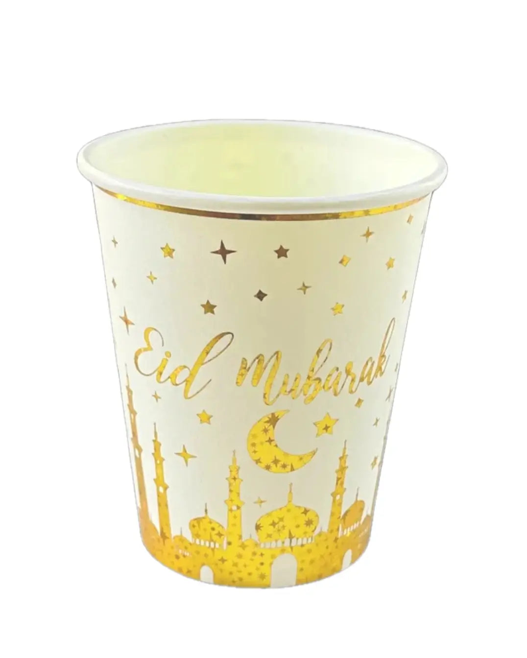 Eid Mubarak Feestservies – Luxe Wit-Goud Design

