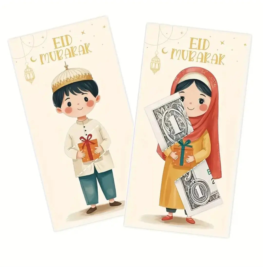 Eid Mubarak Geldcadeau Kaarten 