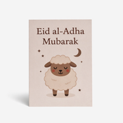 Eid al-Adha Mubarak Wenskaart – Luxe Felicitatiekaart voor het Offerfeest