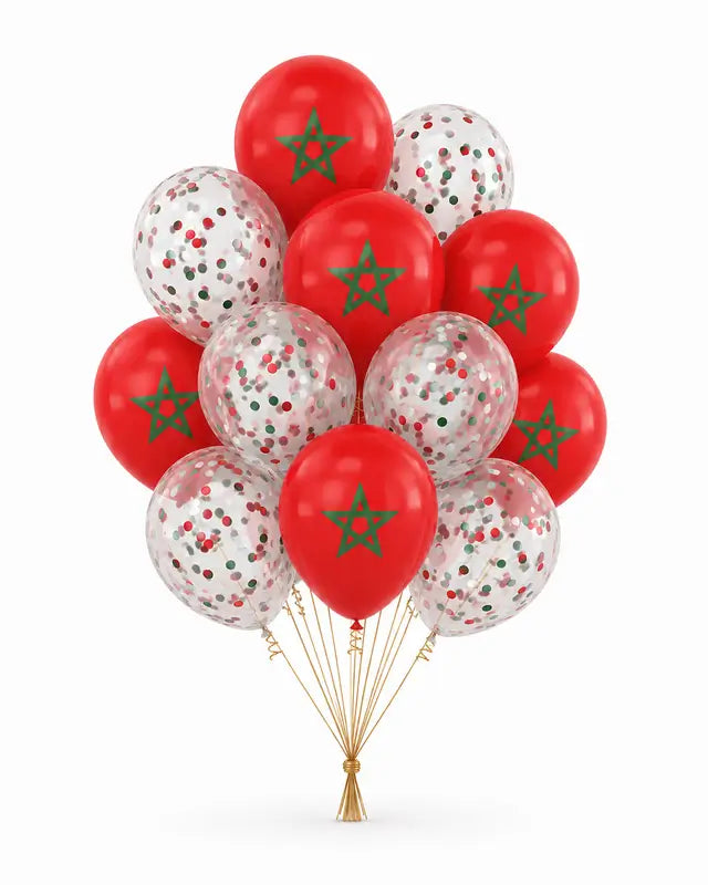 Marokko WK Ballonnenset