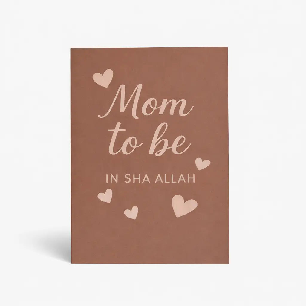 Mom to Be In Sha Allah Wenskaart