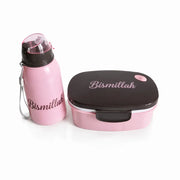 Roze Bismillah Lunchbox & Drinkfles