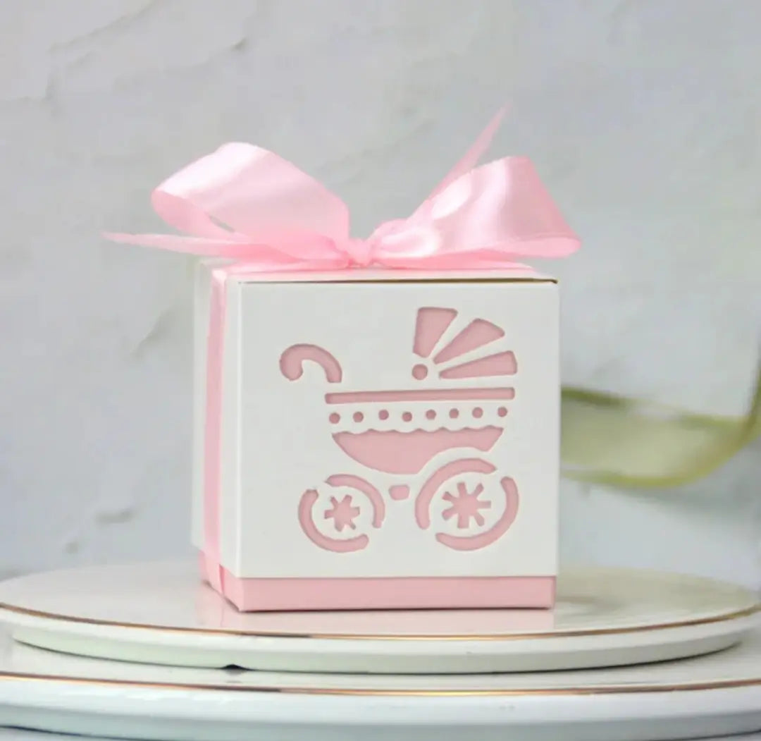  Roze Cadeaudoosjes Kinderwagen