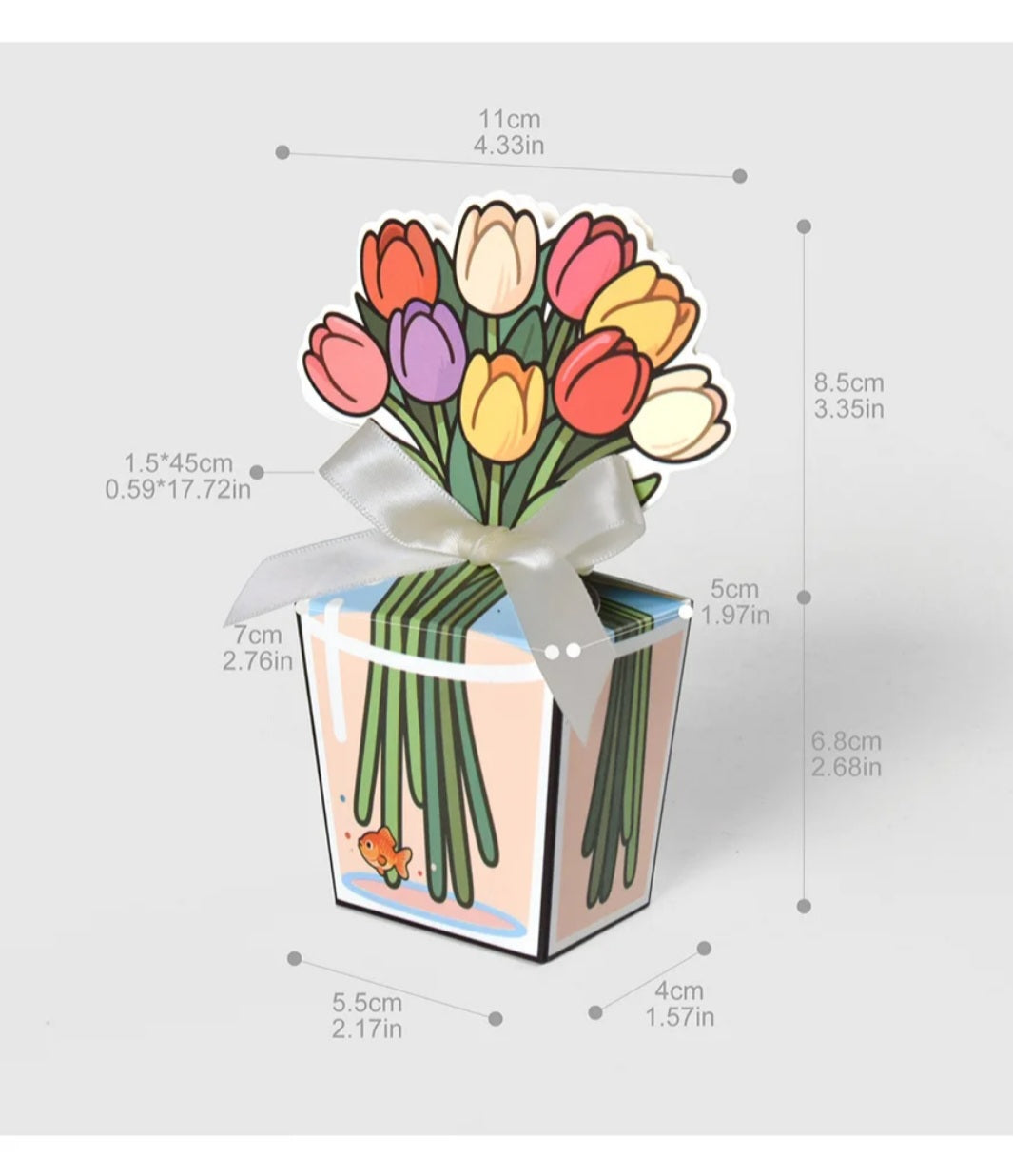5 Tulpen Cadeaudoosjes – Fleurige Bedankjes voor Elke Gelegenheid!