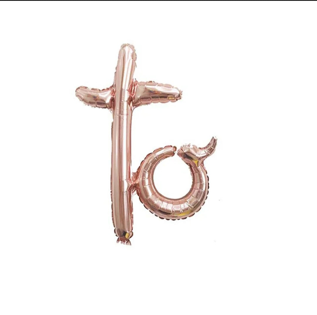 Bride to Be Folieballon Slinger – Roségoud Decoratie voor Vrijgezellenfeest