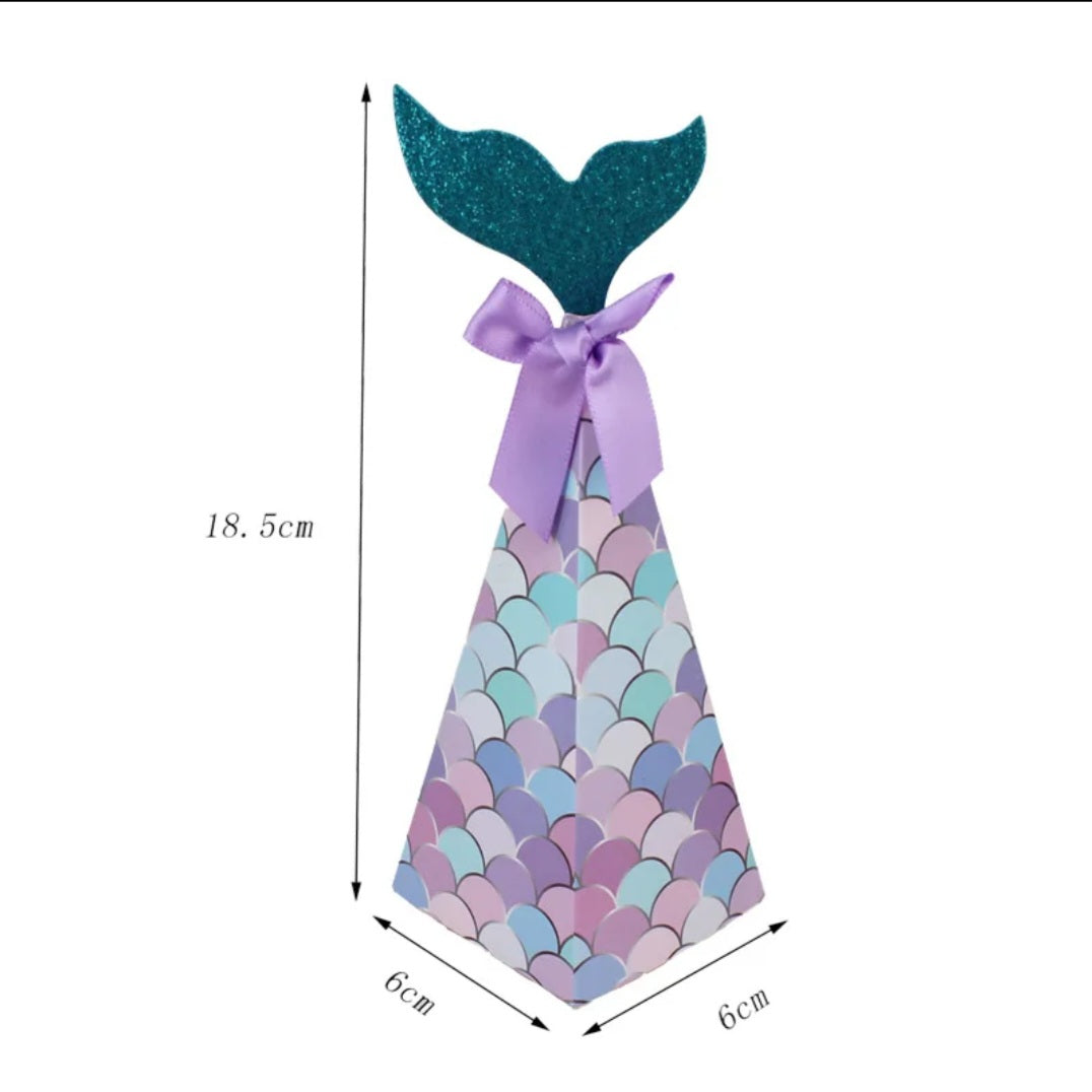 15 Zeemeermin Traktatiedoosjes – Magische Geschenkverpakking met Glitterstaart