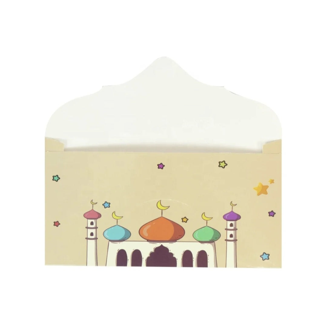 10 Eid Mubarak Geld Enveloppen – Luxe Ontwerp voor Cadeaus