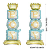 Grote Ballonpilaar “Boy” – Babyshower & Gender Reveal Decoratie