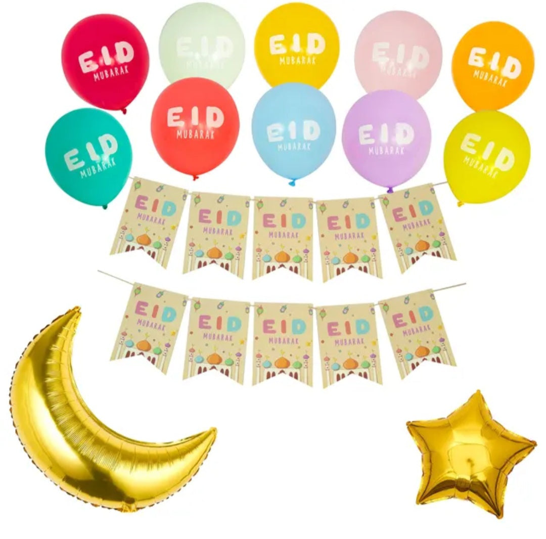 Eid Mubarak Decoratieset – Compleet Feestpakket