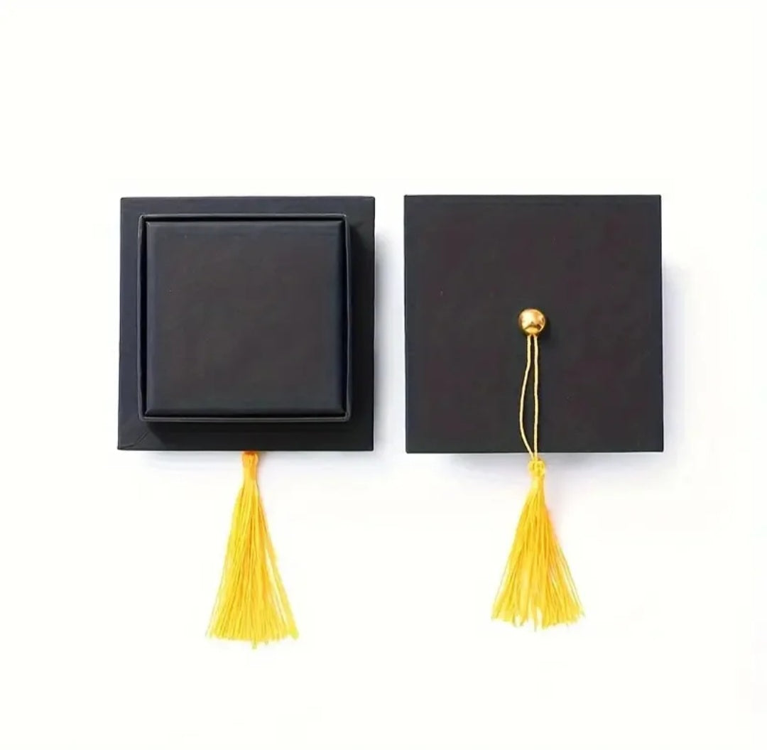 Graduation Cadeaudoos – Hoed Design met Gouden Kwastje