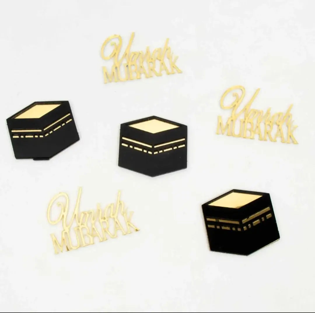 Umrah Mubarak Cupcake Toppers