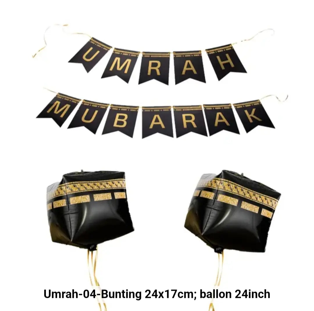 Umrah Mubarak Decoratieset 