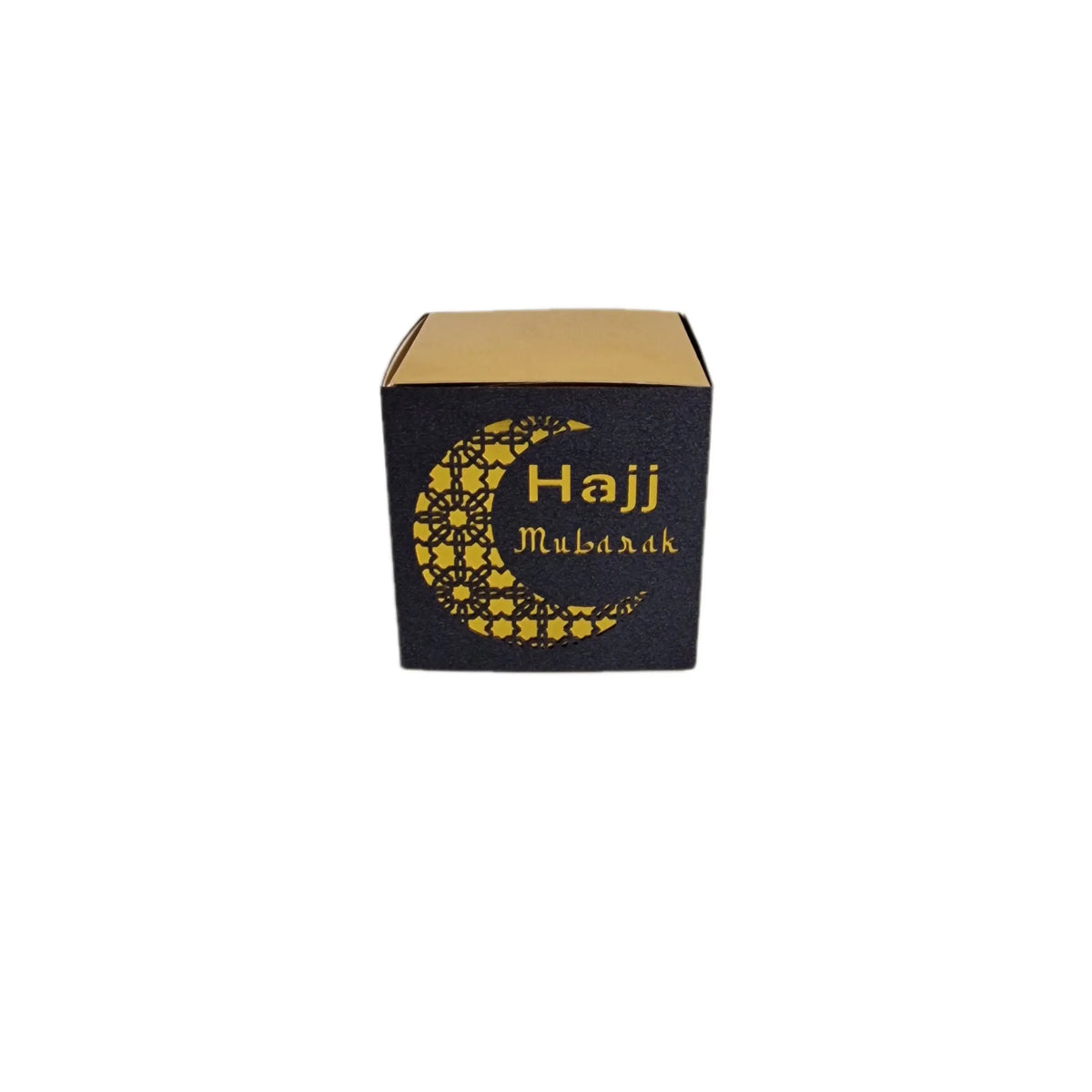  Zwartgouden Hajj Mubarak Cadeaudoosjes