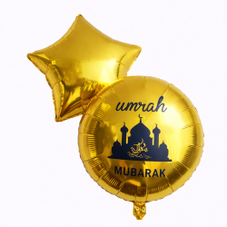 Heliumballonnen Tros – Umrah Mubarak