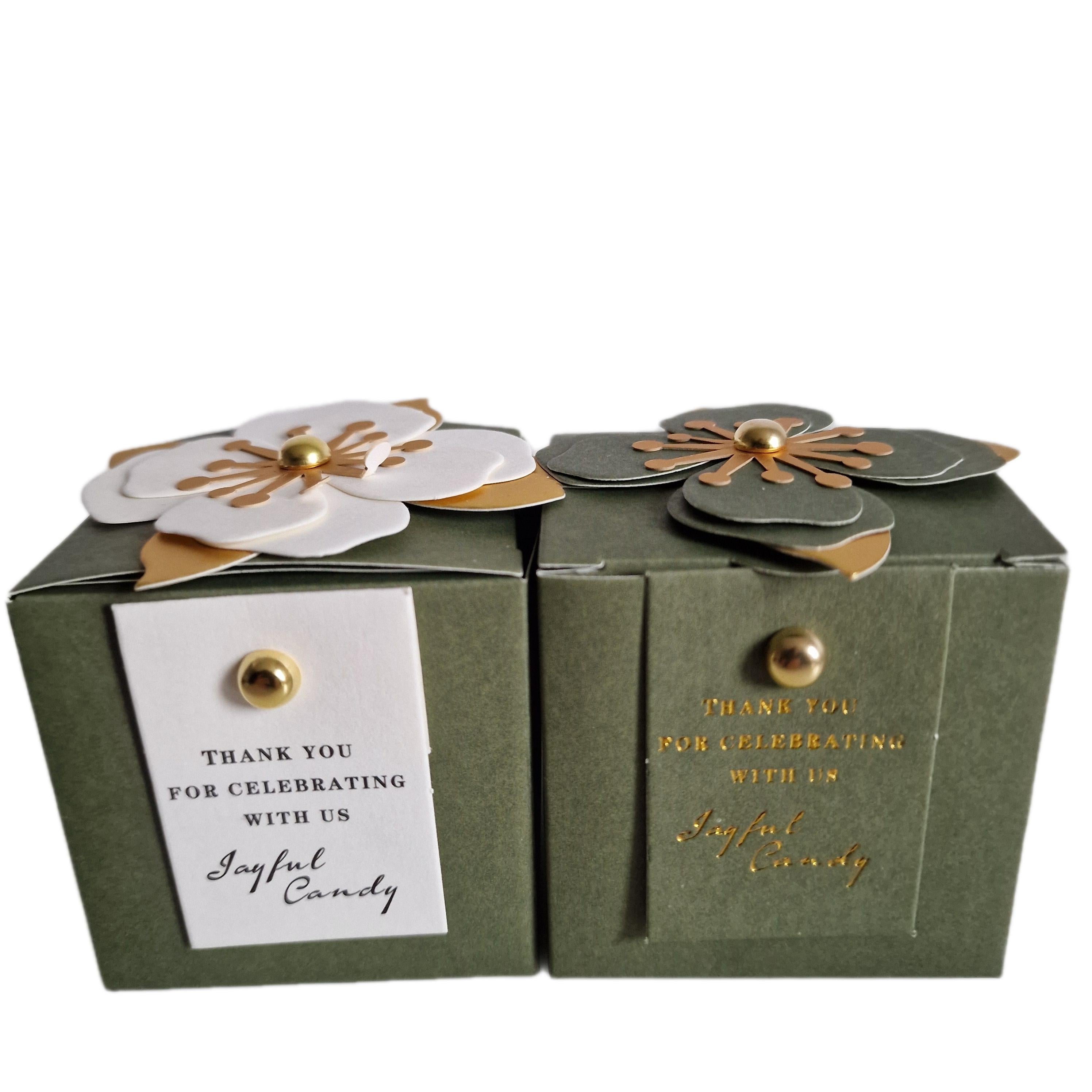 Set van 20 Luxe Bedankdoosjes – Stijlvolle Cadeaudoosjes voor Hennafeest & Speciale Gelegenheden